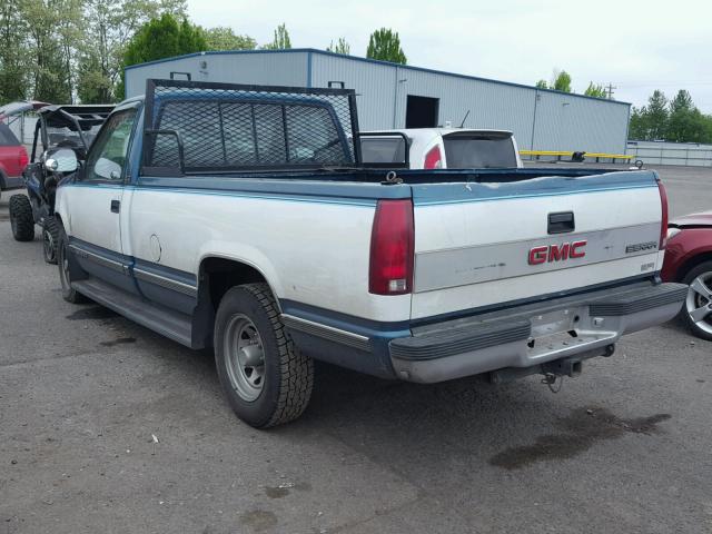 1GTFC24K7LE551381 - 1990 GMC SIERRA C25 BLUE photo 3