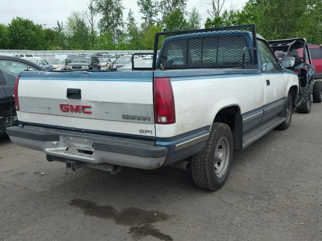 1GTFC24K7LE551381 - 1990 GMC SIERRA C25 BLUE photo 4