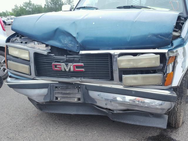 1GTFC24K7LE551381 - 1990 GMC SIERRA C25 BLUE photo 9