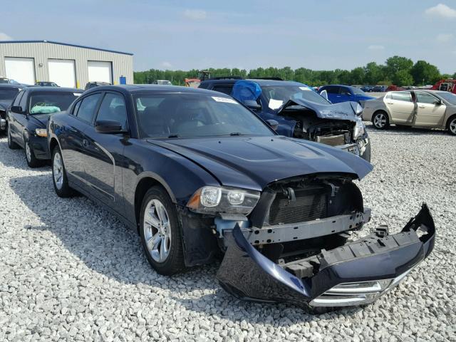2B3CL3CG0BH508046 - 2011 DODGE CHARGER BLUE photo 1