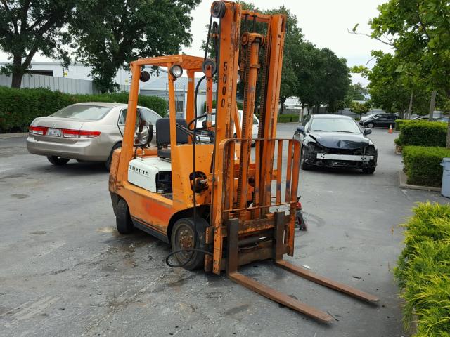 BILLOFSALE001 - 1981 TOYOTA FORKLIFT ORANGE photo 1