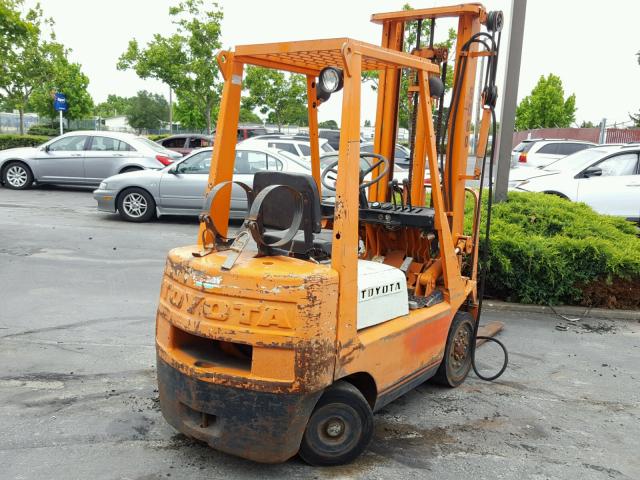 BILLOFSALE001 - 1981 TOYOTA FORKLIFT ORANGE photo 4