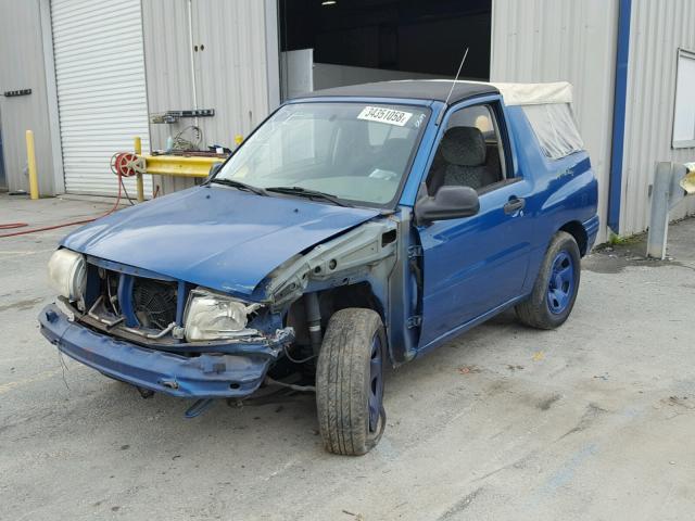 2S3TC52C616110649 - 2001 SUZUKI VITARA JLS BLUE photo 2