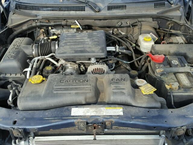 1D4HS38N23F626202 - 2003 DODGE DURANGO SP BLUE photo 7