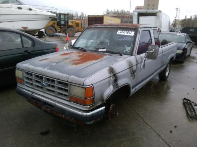 1FTCR14T8LPB66999 - 1990 FORD RANGER SILVER photo 2