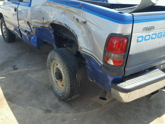 3B7KC23Z4VM566835 - 1997 DODGE RAM 2500 BLUE photo 9