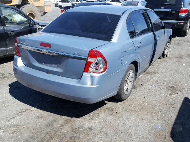 1G1ZS57FX7F271902 - 2007 CHEVROLET MALIBU LS 蓝色 照片 4