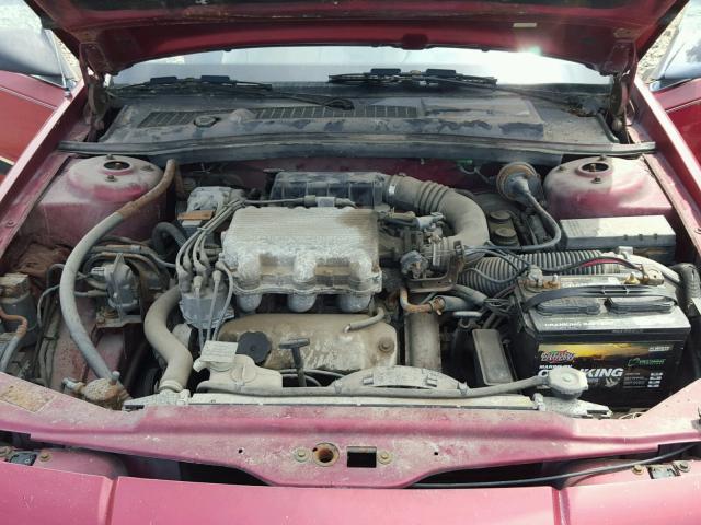 1C3XU5531PF516821 - 1993 CHRYSLER LEBARON LX RED photo 7