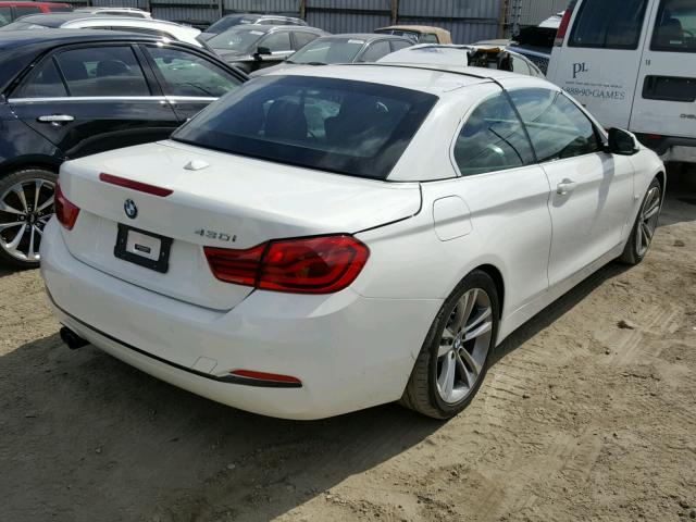 WBA4Z1C50JEC59550 - 2018 BMW 430I WHITE photo 4