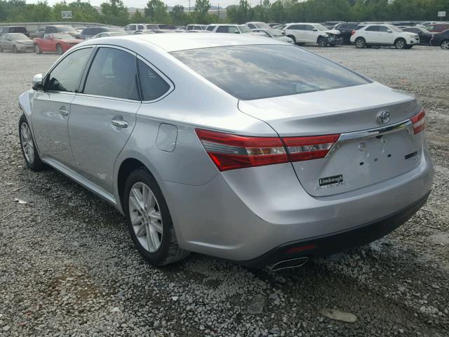 4T1BK1EB8DU058015 - 2013 TOYOTA AVALON BAS SILVER photo 3