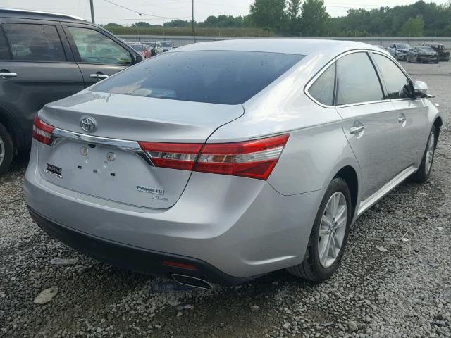4T1BK1EB8DU058015 - 2013 TOYOTA AVALON BAS SILVER photo 4