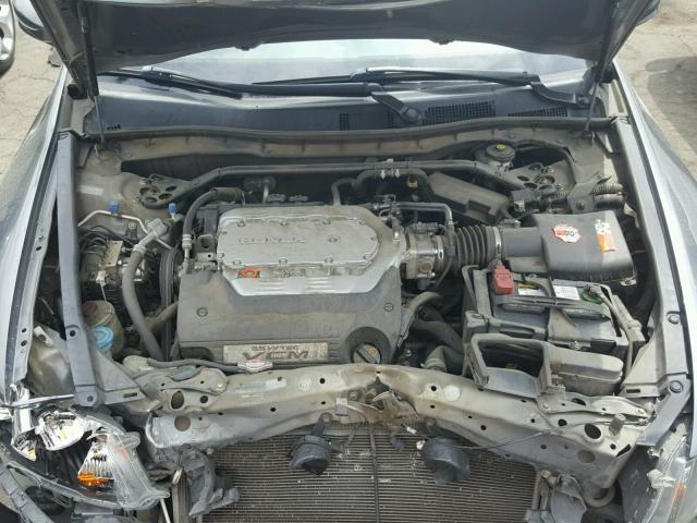 1HGCP3F82BA018800 - 2011 HONDA ACCORD EXL GRAY photo 7