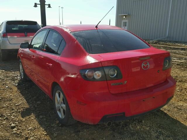 JM1BK32FX71767672 - 2007 MAZDA 3 I RED photo 3