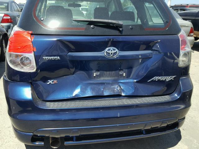 2T1KR32E75C442781 - 2005 TOYOTA COROLLA MA BLUE photo 9