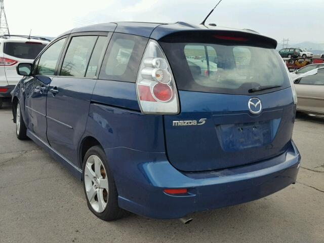 JM1CR293570155570 - 2007 MAZDA 5 BLUE photo 3