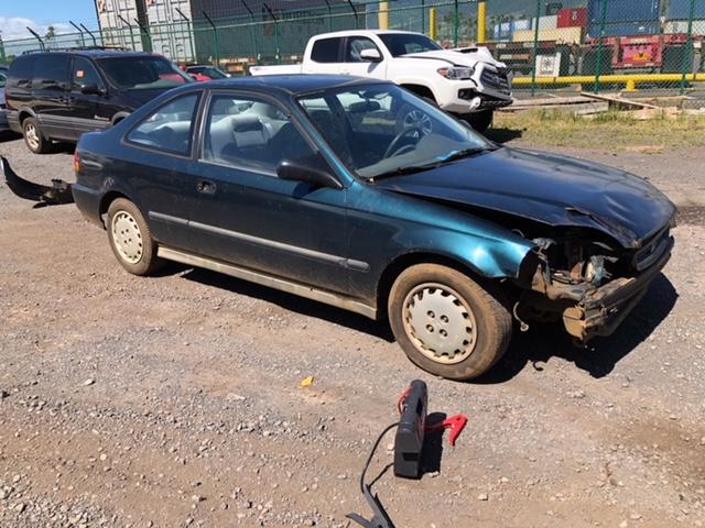 1HGEJ6227VL027871 - 1997 HONDA CIVIC DX GREEN photo 1