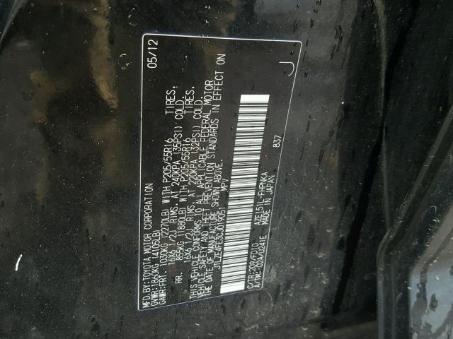 JTLZE4FE3CJ019051 - 2012 TOYOTA SCION XB Qara foto 10