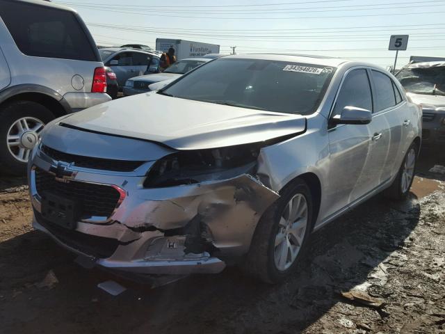 1G11H5SL6EF253130 - 2014 CHEVROLET MALIBU LTZ 银色 照片 2