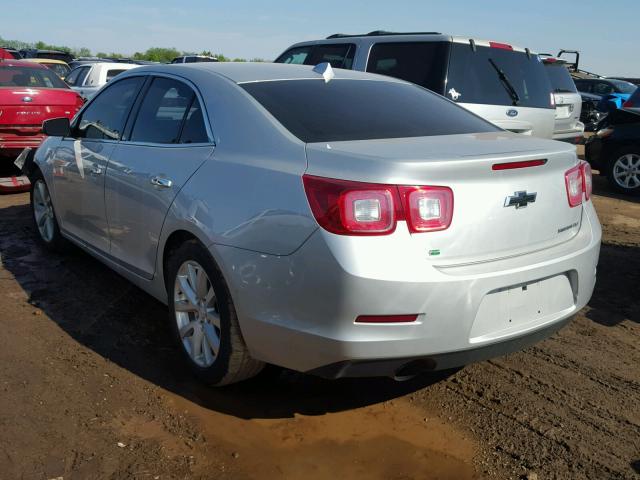 1G11H5SL6EF253130 - 2014 CHEVROLET MALIBU LTZ 银色 照片 3