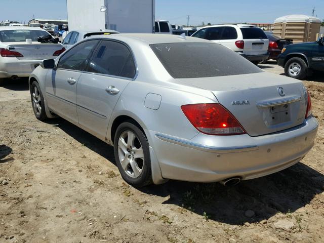 JH4KB16516C006116 - 2006 ACURA RL SILVER photo 3