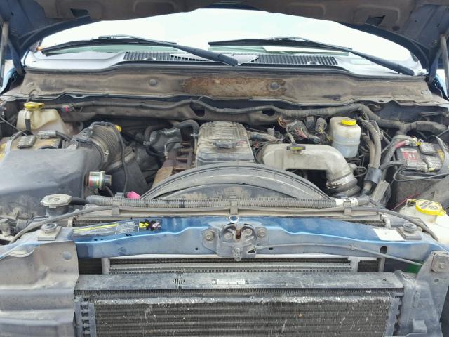 3D7KS28C56G127348 - 2006 DODGE RAM 2500 S BLUE photo 7