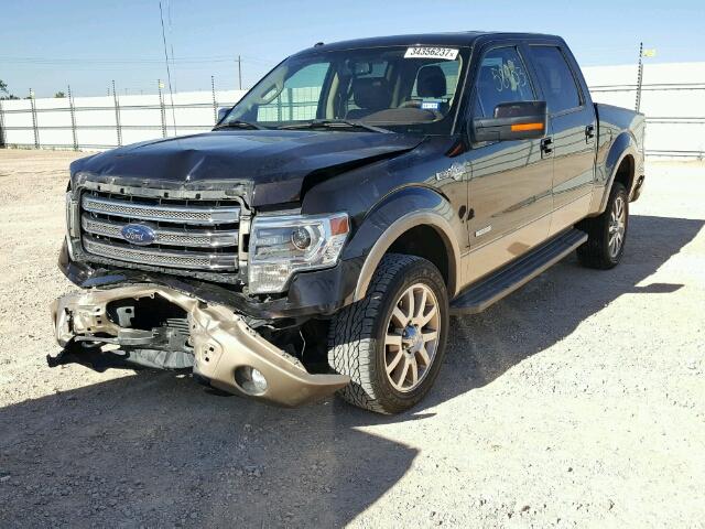 1FTFW1ET7DKF94498 - 2013 FORD F150 SUPER TWO TONE photo 2