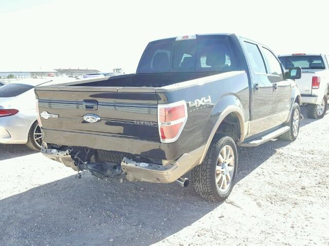 1FTFW1ET7DKF94498 - 2013 FORD F150 SUPER TWO TONE photo 4