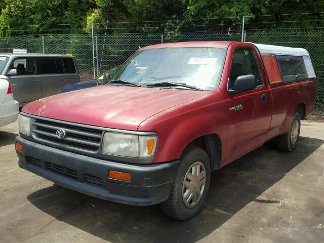 JT4VD10A0P0001264 - 1993 TOYOTA T100 RED photo 2