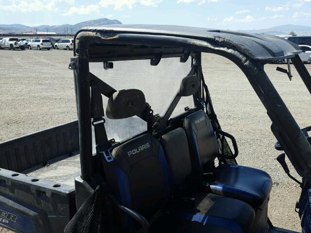 4XAUH9EA9EG353066 - 2014 POLARIS RANGER 900 BLUE photo 9