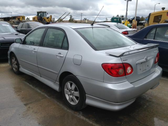 1NXBR32E67Z785390 - 2007 TOYOTA COROLLA CE SILVER photo 3