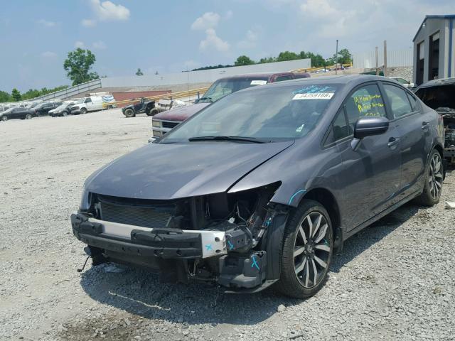 2HGFB2F96FH529979 - 2015 HONDA CIVIC EXL Gümüş foto 2