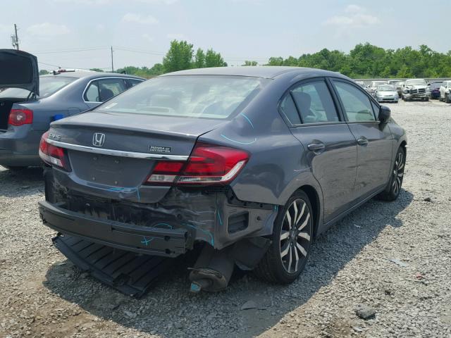 2HGFB2F96FH529979 - 2015 HONDA CIVIC EXL Gümüş foto 4