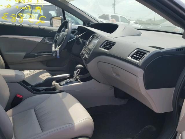 2HGFB2F96FH529979 - 2015 HONDA CIVIC EXL Gümüş foto 5