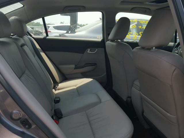 2HGFB2F96FH529979 - 2015 HONDA CIVIC EXL Gümüş foto 6