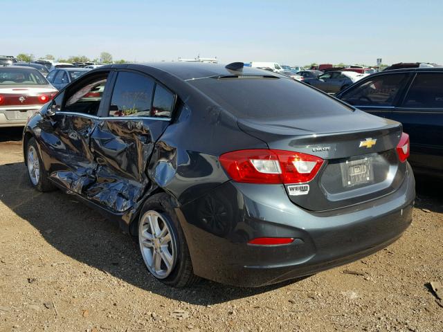 1G1BE5SM8H7171873 - 2017 CHEVROLET CRUZE LT GRAY photo 3