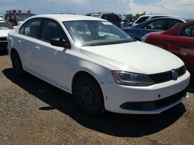 3VW1K7AJ9CM332578 - 2012 VOLKSWAGEN JETTA BASE 白色 照片 1