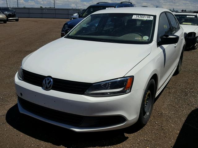 3VW1K7AJ9CM332578 - 2012 VOLKSWAGEN JETTA BASE 白色 照片 2