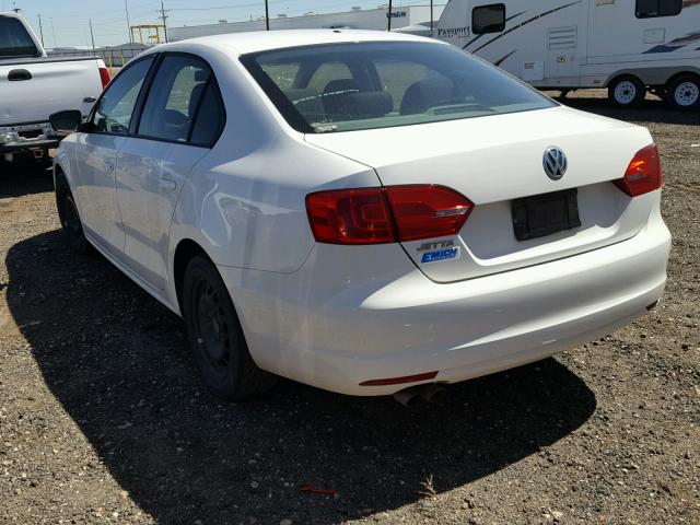 3VW1K7AJ9CM332578 - 2012 VOLKSWAGEN JETTA BASE 白色 照片 3