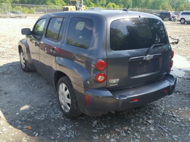 3GNBAADB9AS503664 - 2010 CHEVROLET HHR LS GRAY photo 3