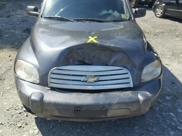 3GNBAADB9AS503664 - 2010 CHEVROLET HHR LS GRAY photo 7