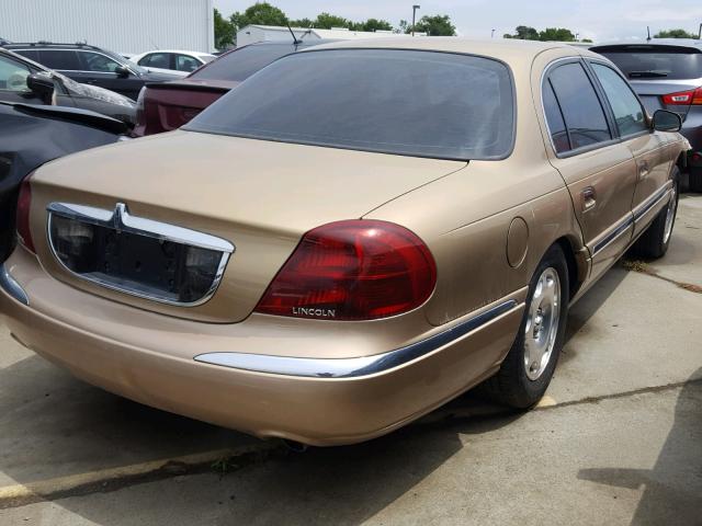 1LNFM97V7WY741045 - 1998 LINCOLN CONTINENTA GOLD photo 4