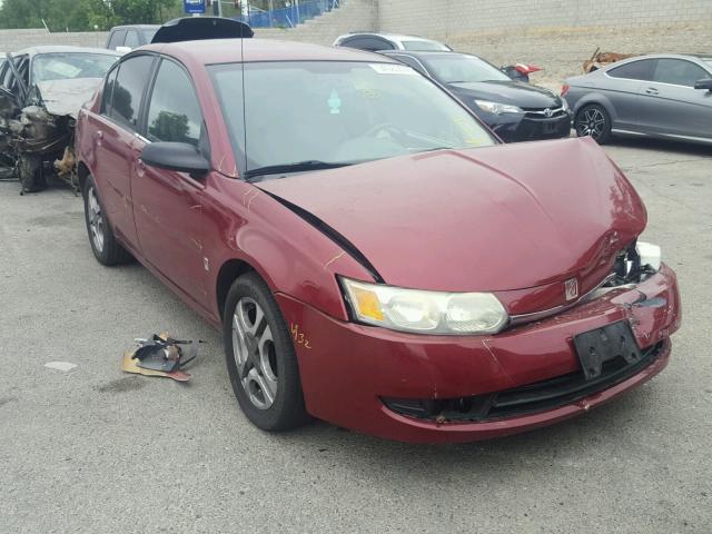 1G8AL52F34Z109820 - 2004 SATURN ION LEVEL MAROON photo 1
