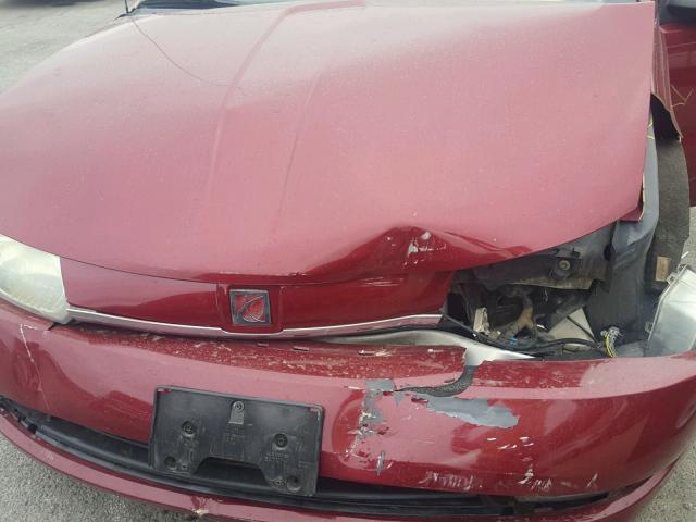 1G8AL52F34Z109820 - 2004 SATURN ION LEVEL MAROON photo 7
