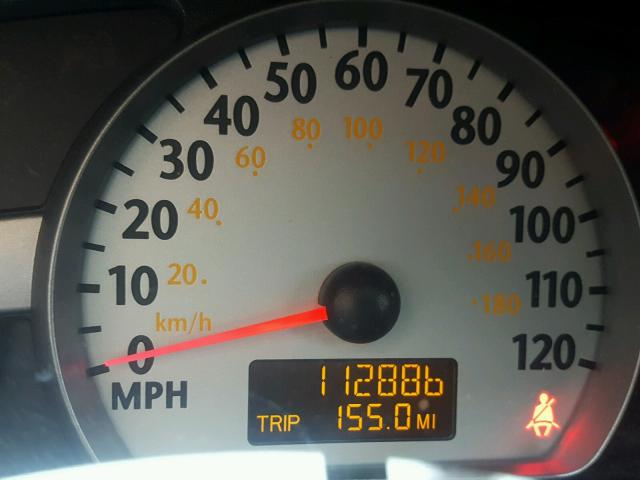 1G8AL52F34Z109820 - 2004 SATURN ION LEVEL MAROON photo 8