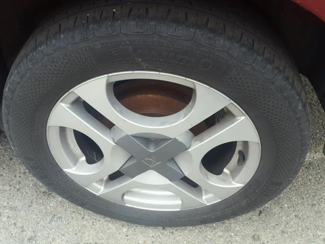 1G8AL52F34Z109820 - 2004 SATURN ION LEVEL MAROON photo 9