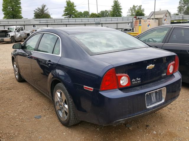 1G1ZA5E05AF104887 - 2010 CHEVROLET MALIBU LS BLUE photo 3