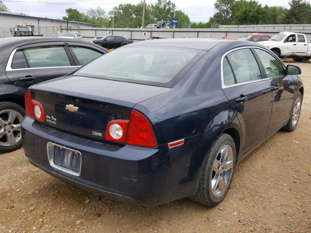 1G1ZA5E05AF104887 - 2010 CHEVROLET MALIBU LS BLUE photo 4