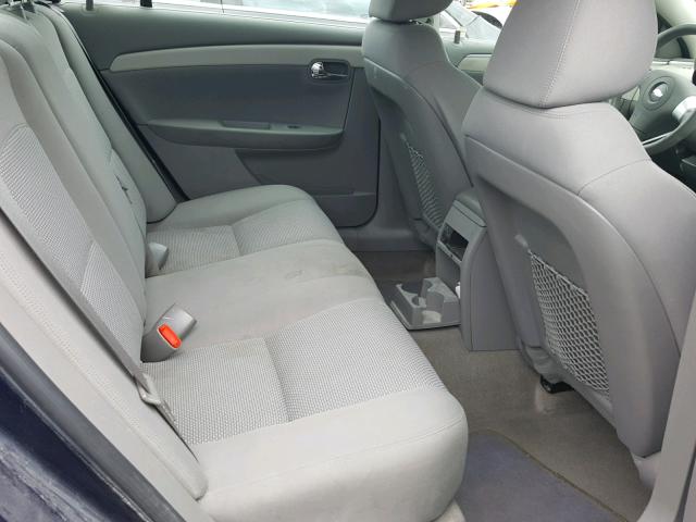 1G1ZA5E05AF104887 - 2010 CHEVROLET MALIBU LS BLUE photo 6