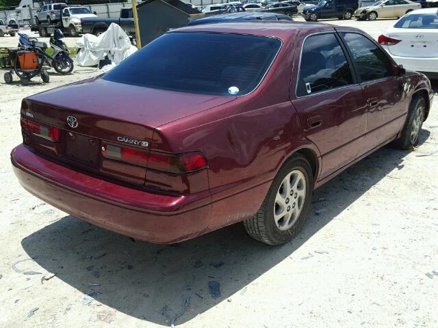 JT2BF22K7X0211605 - 1999 TOYOTA CAMRY LE BURGUNDY photo 4