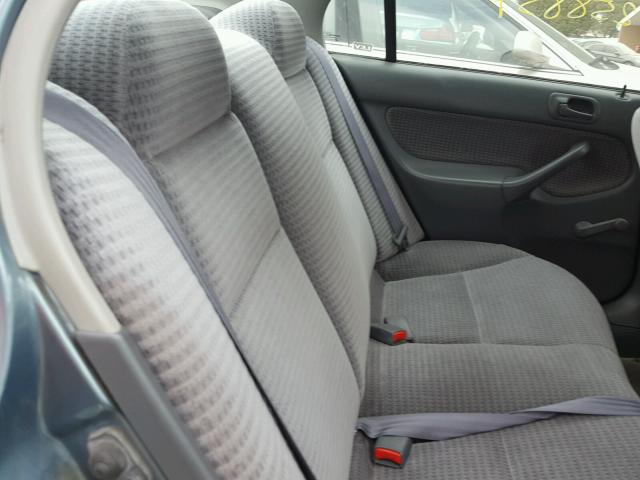2HGEJ6614YH576995 - 2000 HONDA CIVIC BASE BLUE photo 6